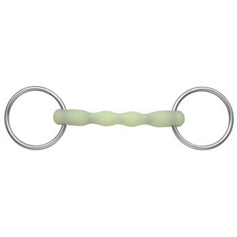 Shires Flexible Rubber Mouth Snaffle Choose Size 