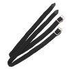 Shires Black Plaited Nylon Spurs Straps