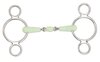 Shires Nylon Two Ring Gag With Peanut