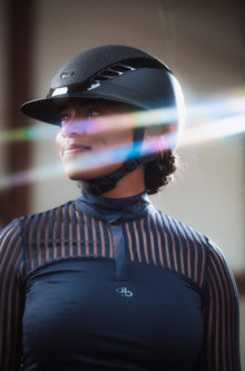 Pikeur AirLuxe Supreme Glam Long Visor Riding Helmet