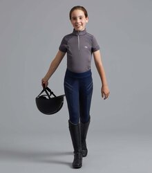 Premier Equine Astrid Girls Full Seat Gel Pull On Riding Tights