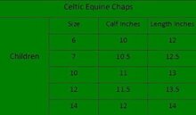 Celtic Equine Suede Chaps - Kids