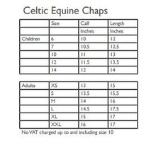 Mini chaps synthétiques Celtic Equine