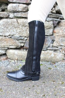Equisential Suede Half Chaps