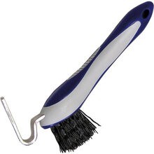 Sprenger Hoof Pick With Brush - Blue/Grey