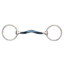 Shires Blue Alloy Loose Ring With Mullen Mouth