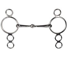 Three Ring Snaffle Continental Gag