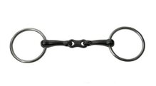 JP Korsteel Sweet Iron French Link Loose Ring Snaffle