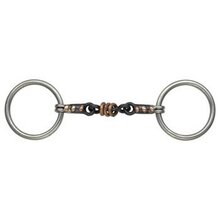 Shires Sweet Iron Copper Roller Snaffle