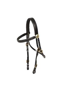 Zilco Brass Buckle Race Bridle