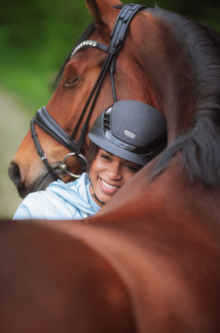 Pikeur Airluxe Supreme Glam Short Visor Riding Helmet