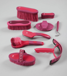 Premier Equine Soft-Touch Grooming Kit Set (9 Pieces)