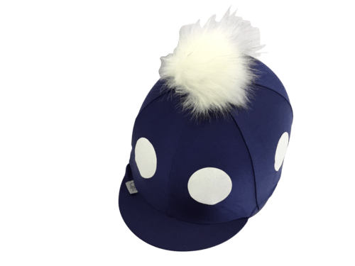 Capz Glitter Hearts Pom Pom Lycra Hat Cover