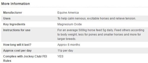 Equine America Magnitude Powder - 1Kg