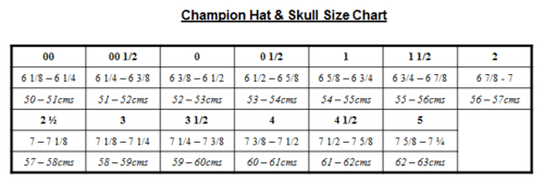 Champion CPX3000 Hat - Junior 57 - 63cm