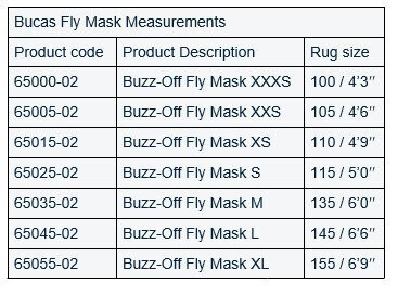 Bucas Buzz-Off Fly Mask