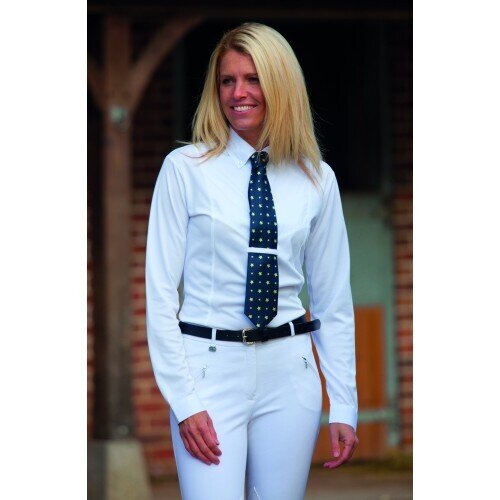 Shires Aubrion Long Sleeve Tie Shirt