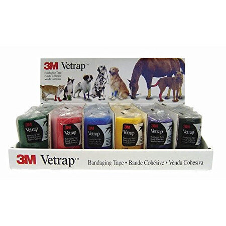 Présentoir de pack de bandage Vetrap - Couleurs assorties