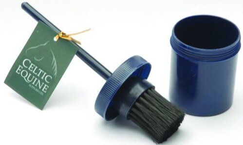 Celtic Hoof Oil Brush & Container