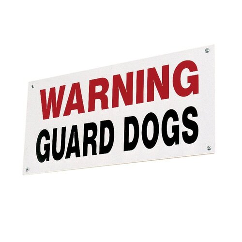Signe chien de garde